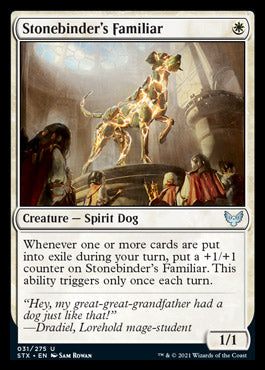 Stonebinder's Familiar [Strixhaven: School of Mages] | Enigma On Main