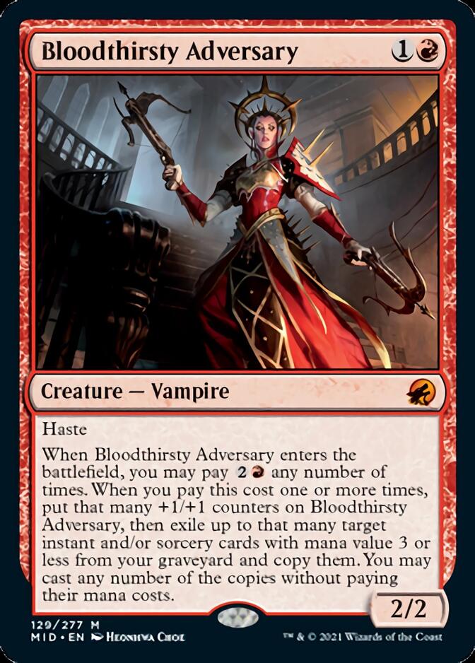 Bloodthirsty Adversary [Innistrad: Midnight Hunt] | Enigma On Main