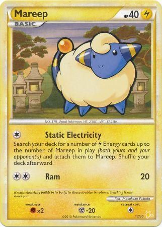 Mareep (13/30) [HeartGold & SoulSilver: Trainer Kit - Raichu] | Enigma On Main