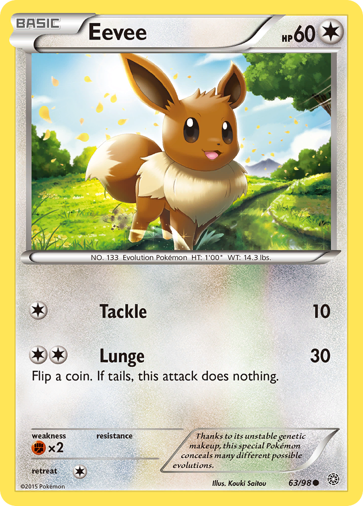 Eevee (63/98) [XY: Ancient Origins] | Enigma On Main