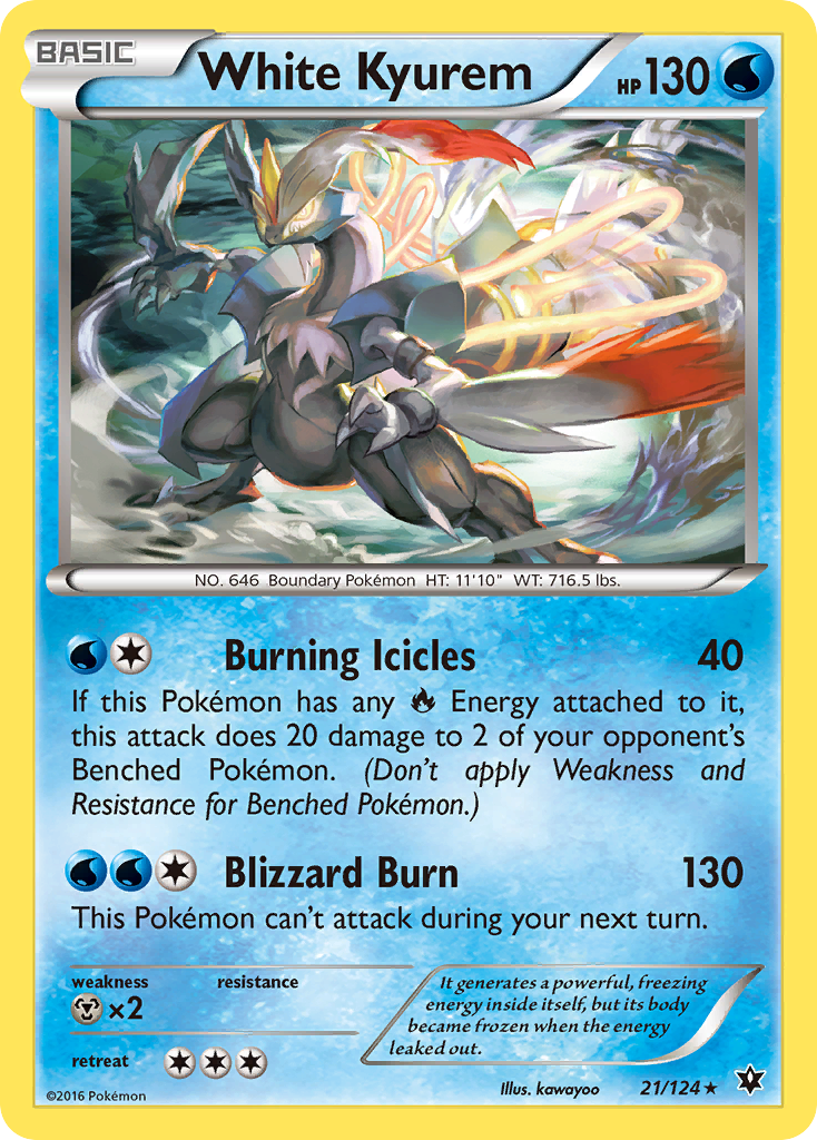 White Kyurem (21/124) [XY: Fates Collide] | Enigma On Main