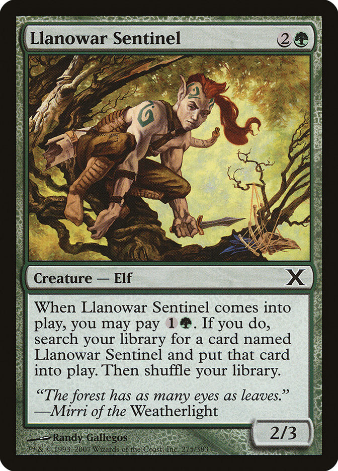 Llanowar Sentinel [Tenth Edition] | Enigma On Main