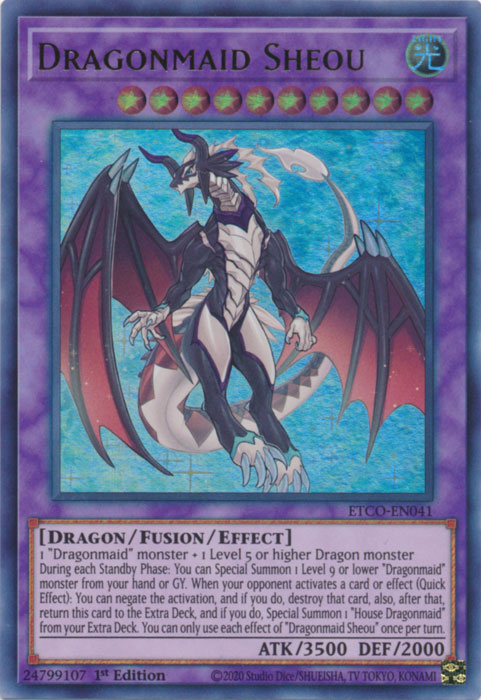 Dragonmaid Sheou [ETCO-EN041] Ultra Rare | Enigma On Main