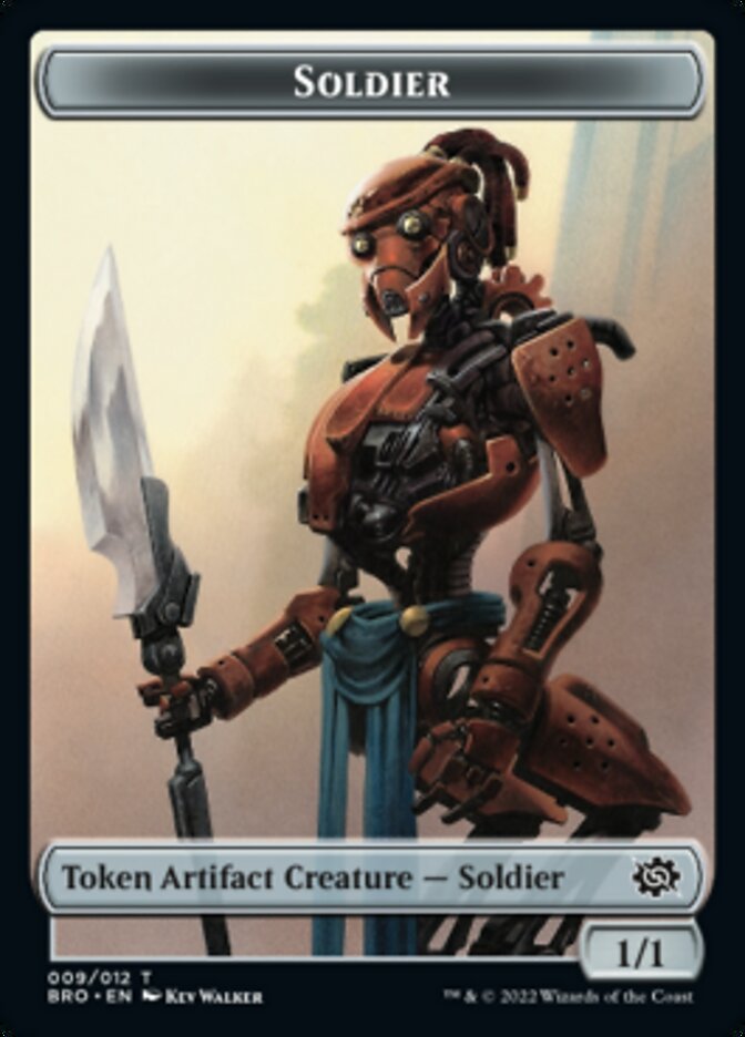 Soldier Token (009) [The Brothers' War Tokens] | Enigma On Main