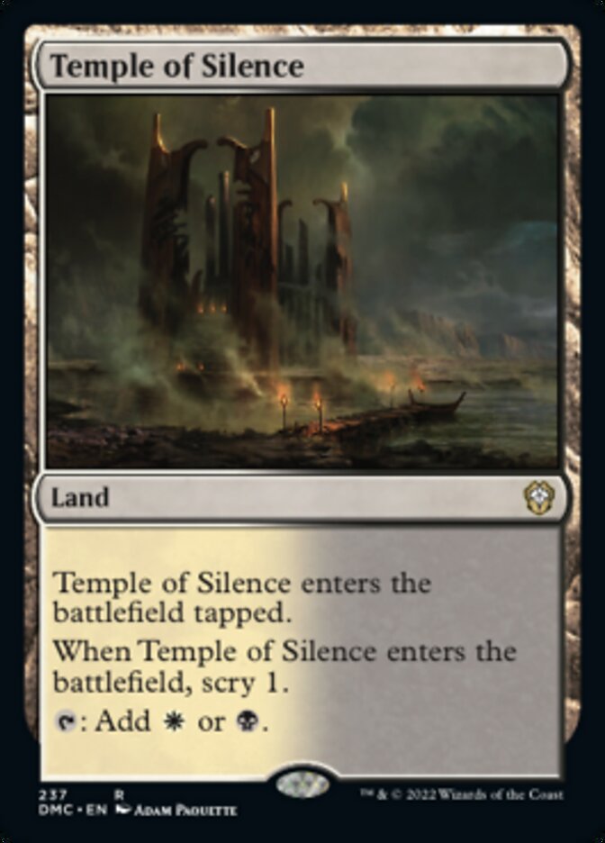 Temple of Silence [Dominaria United Commander] | Enigma On Main