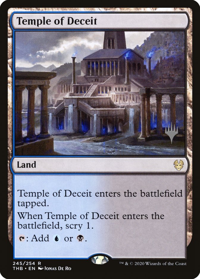 Temple of Deceit (Promo Pack) [Theros Beyond Death Promos] | Enigma On Main