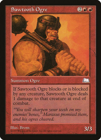 Sawtooth Ogre [Weatherlight] | Enigma On Main