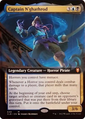 Captain N'ghathrod (Extended Art) [Commander Legends: Battle for Baldur's Gate] | Enigma On Main
