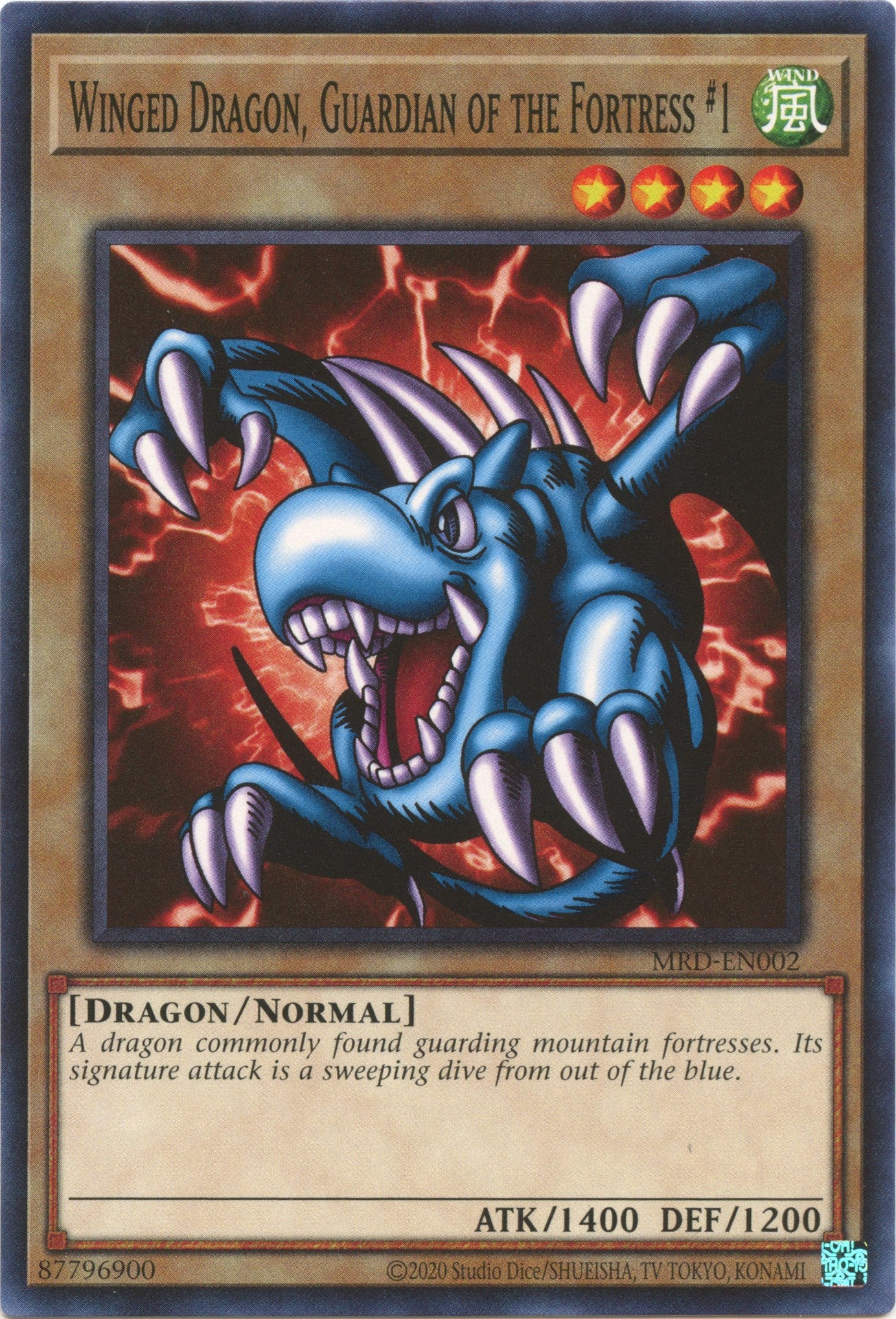 Winged Dragon, Guardian of the Fortress #1 (25th Anniversary) [MRD-EN002] Common | Enigma On Main