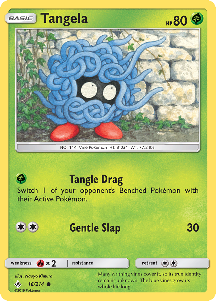 Tangela (16/214) [Sun & Moon: Unbroken Bonds] | Enigma On Main