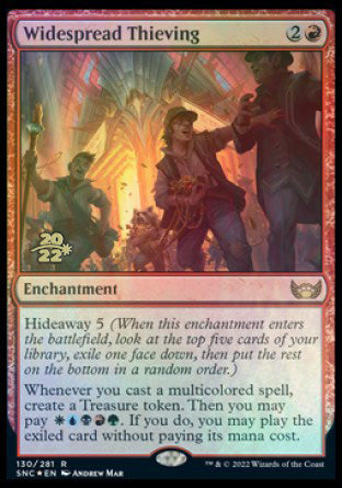 Widespread Thieving [Streets of New Capenna Prerelease Promos] | Enigma On Main