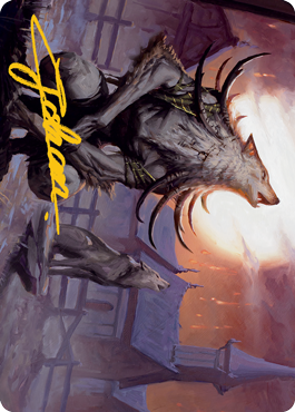 Lord of the Ulvenwald Art Card (Gold-Stamped Signature) [Innistrad: Midnight Hunt Art Series] | Enigma On Main