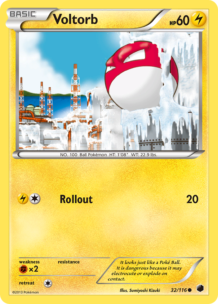 Voltorb (32/116) [Black & White: Plasma Freeze] | Enigma On Main