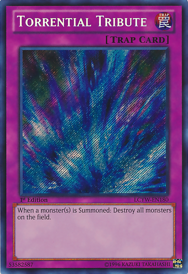 Torrential Tribute [LCYW-EN180] Secret Rare | Enigma On Main