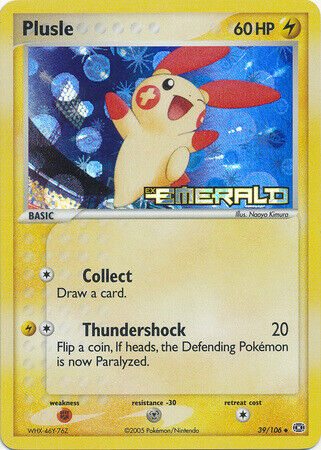 Plusle (39/106) (Stamped) [EX: Emerald] | Enigma On Main