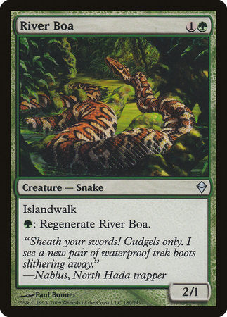 River Boa [Zendikar] | Enigma On Main