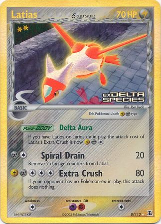 Latias (8/113) (Delta Species) (Stamped) [EX: Delta Species] | Enigma On Main