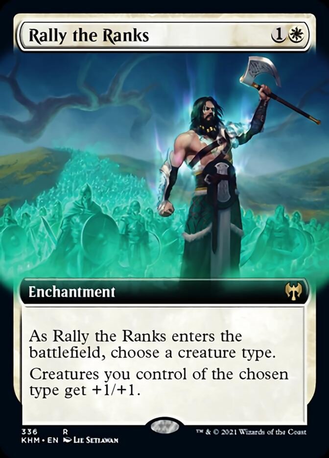 Rally the Ranks (Extended Art) [Kaldheim] | Enigma On Main