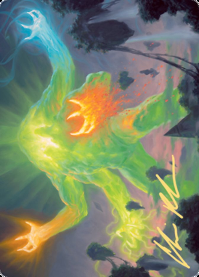 Omnath, Locus of Creation Art Card (Gold-Stamped Signature) [Zendikar Rising Art Series] | Enigma On Main