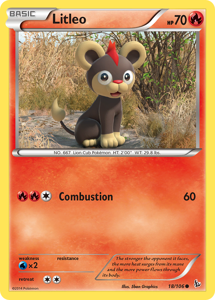 Litleo (18/106) [XY: Flashfire] | Enigma On Main