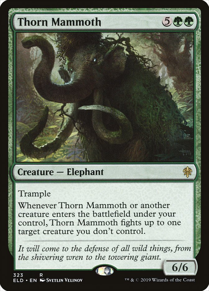 Thorn Mammoth [Throne of Eldraine] | Enigma On Main