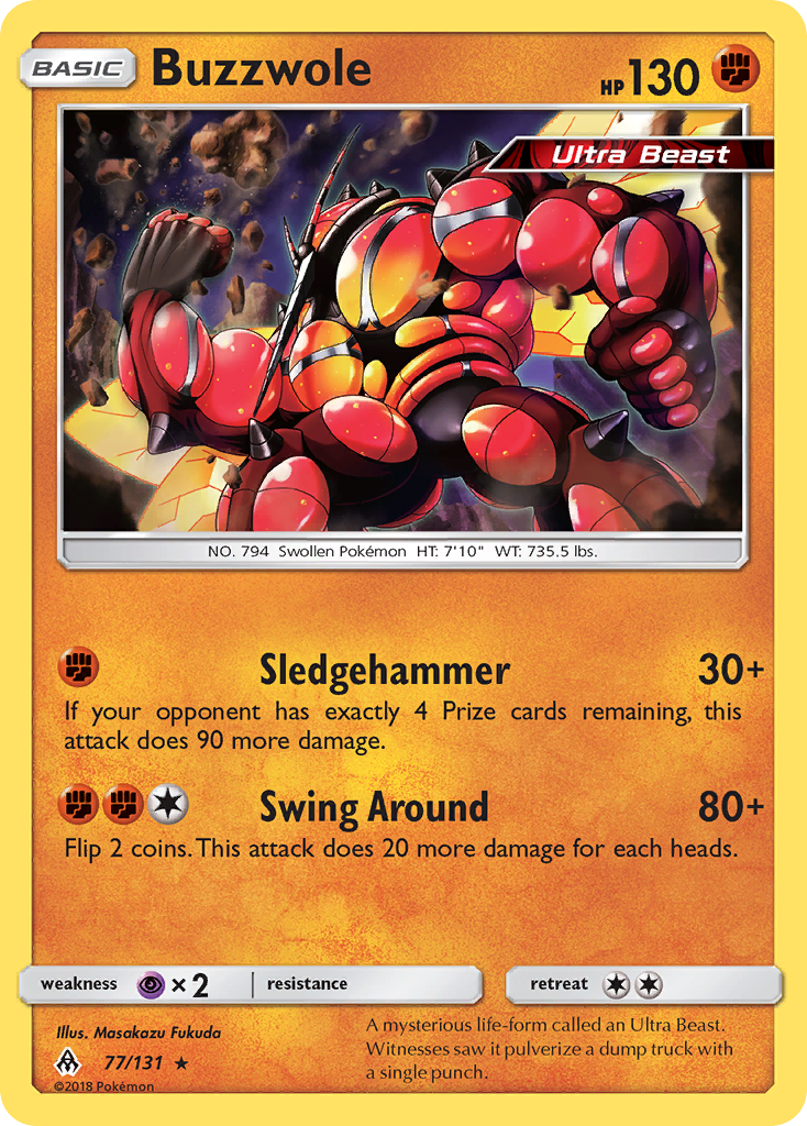 Buzzwole (77/131) [Sun & Moon: Forbidden Light] | Enigma On Main