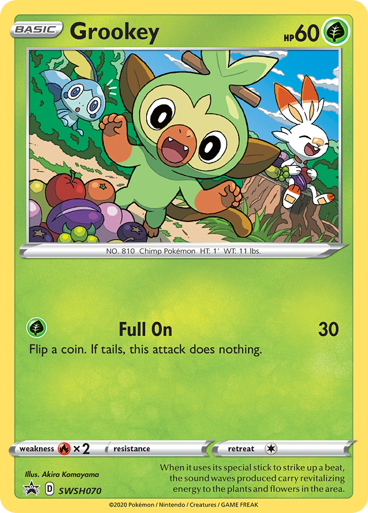 Grookey (SWSH070) [Sword & Shield: Black Star Promos] | Enigma On Main