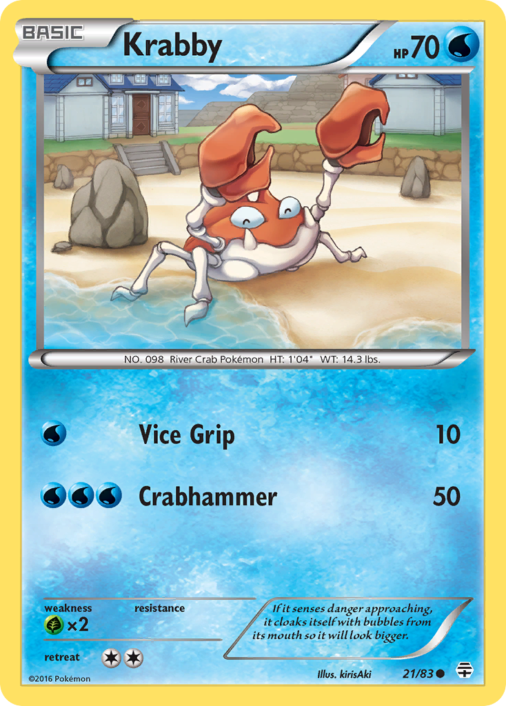 Krabby (21/83) [XY: Generations] | Enigma On Main