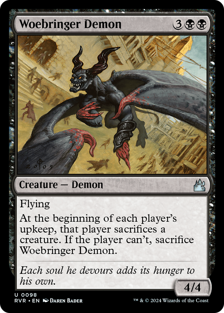 Woebringer Demon [Ravnica Remastered] | Enigma On Main