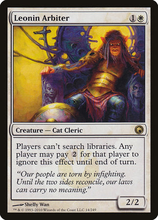 Leonin Arbiter [Scars of Mirrodin] | Enigma On Main