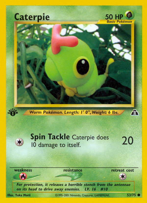 Caterpie (53/75) [Neo Discovery 1st Edition] | Enigma On Main