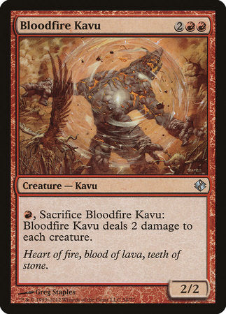 Bloodfire Kavu [Duel Decks: Venser vs. Koth] | Enigma On Main