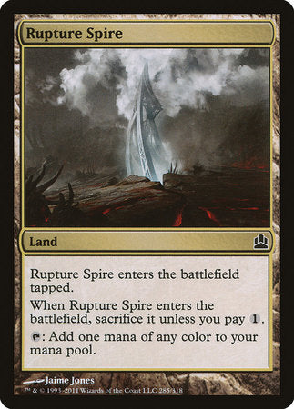 Rupture Spire [Commander 2011] | Enigma On Main