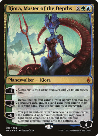 Kiora, Master of the Depths [Battle for Zendikar] | Enigma On Main