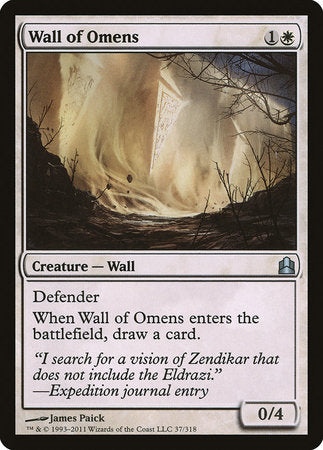 Wall of Omens [Commander 2011] | Enigma On Main