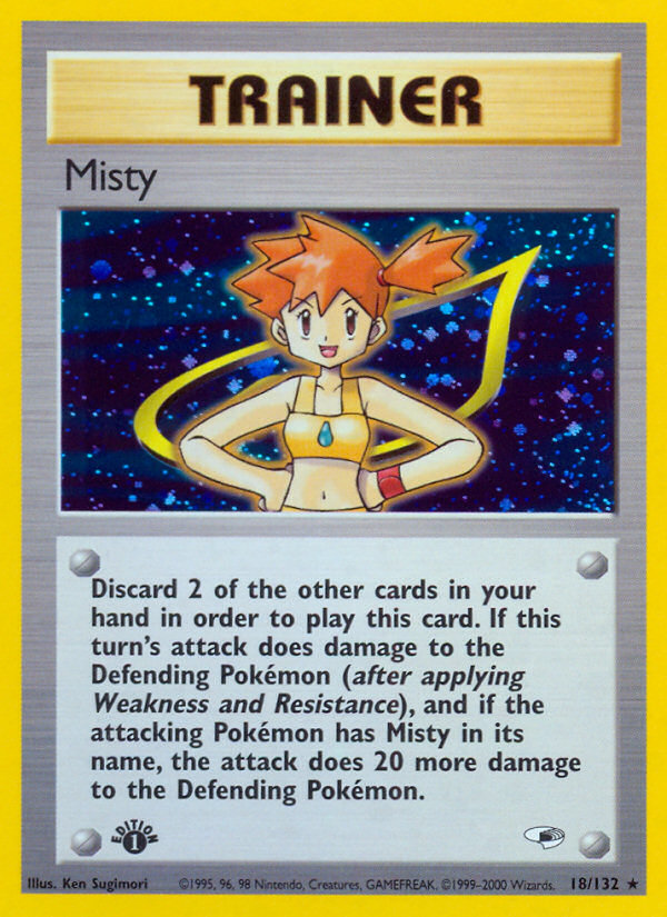 Misty (18/132) [Gym Heroes 1st Edition] | Enigma On Main