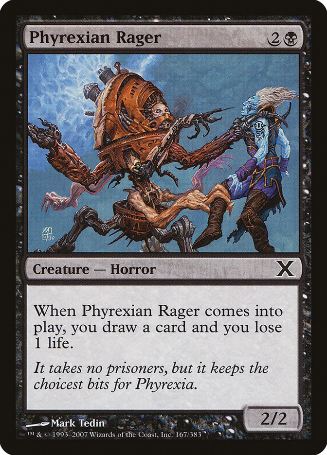 Phyrexian Rager [Tenth Edition] | Enigma On Main