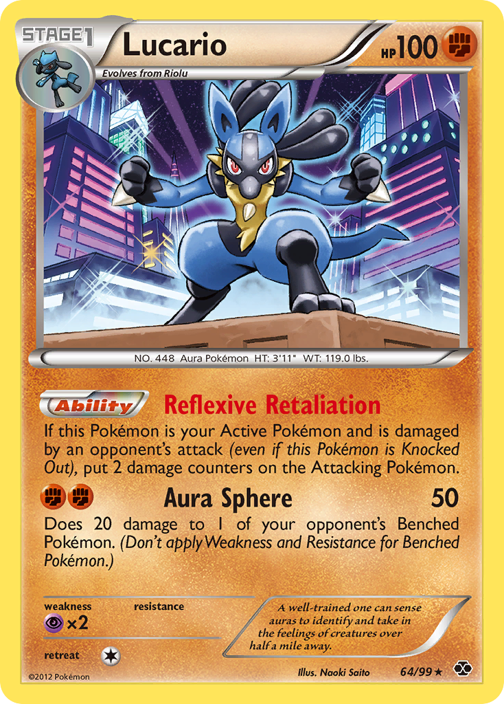 Lucario (64/99) [Black & White: Next Destinies] | Enigma On Main