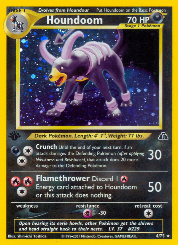 Houndoom (4/75) [Neo Discovery 1st Edition] | Enigma On Main