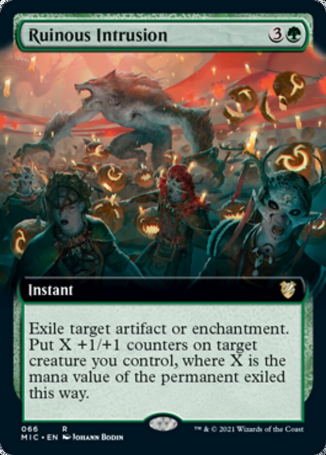 Ruinous Intrusion (Extended) [Innistrad: Midnight Hunt Commander] | Enigma On Main