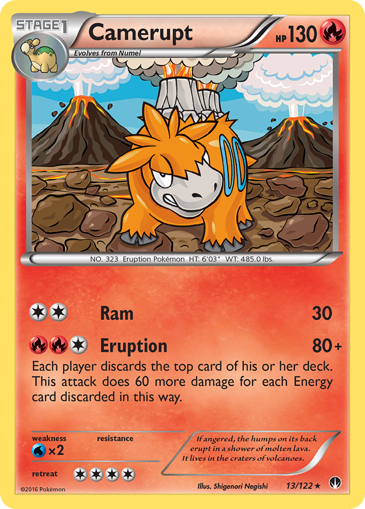 Camerupt (13/122) [XY: BREAKpoint] | Enigma On Main