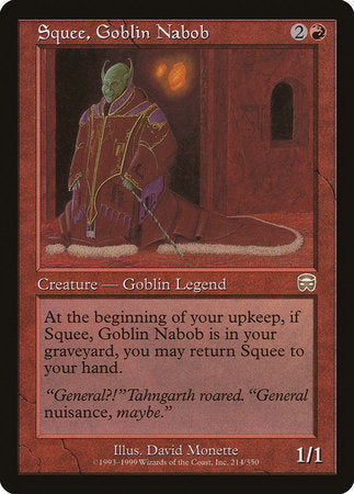 Squee, Goblin Nabob [Mercadian Masques] | Enigma On Main