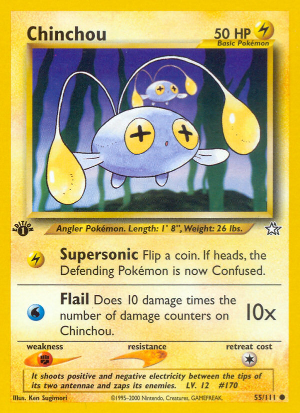 Chinchou (55/111) [Neo Genesis 1st Edition] | Enigma On Main