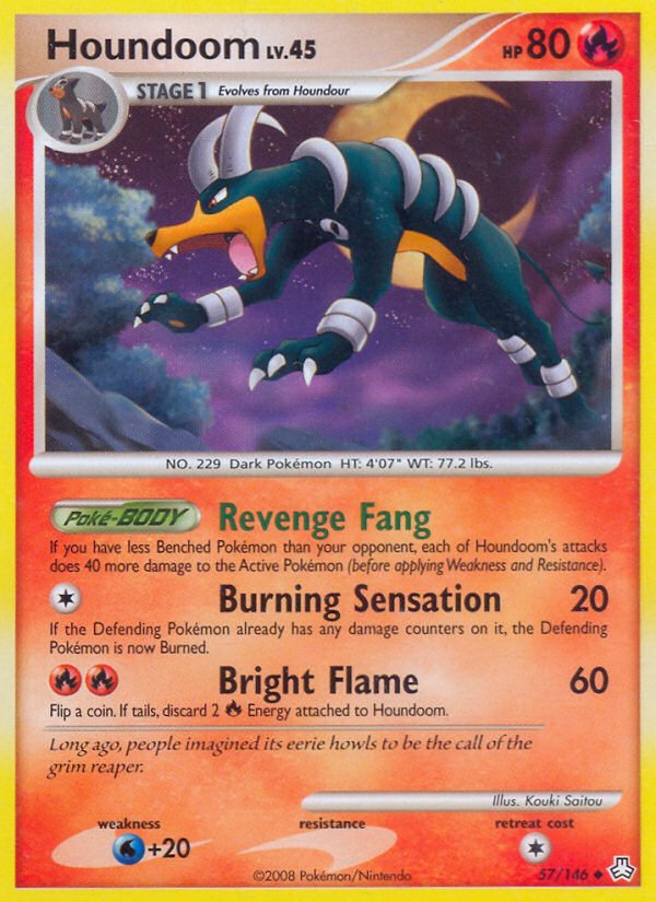 Houndoom (57/146) [Diamond & Pearl: Legends Awakened] | Enigma On Main