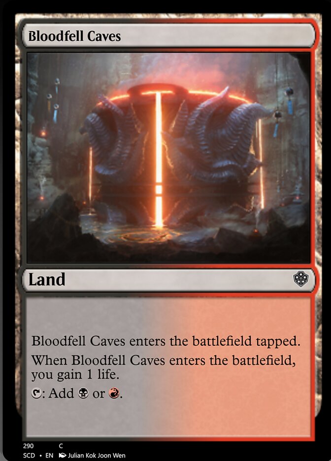 Bloodfell Caves [Starter Commander Decks] | Enigma On Main