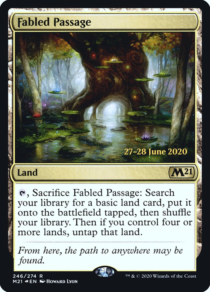 Fabled Passage  [Core Set 2021 Prerelease Promos] | Enigma On Main