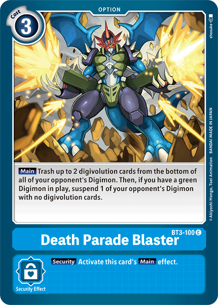 Death Parade Blaster [BT3-100] [Release Special Booster Ver.1.5] | Enigma On Main