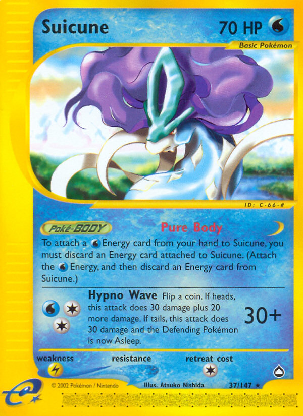 Suicune (37/147) [Aquapolis] | Enigma On Main