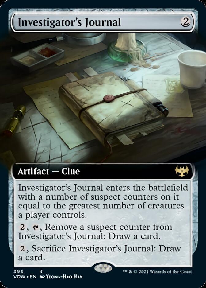 Investigator's Journal (Extended) [Innistrad: Crimson Vow] | Enigma On Main