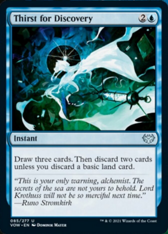 Thirst for Discovery [Innistrad: Crimson Vow] | Enigma On Main